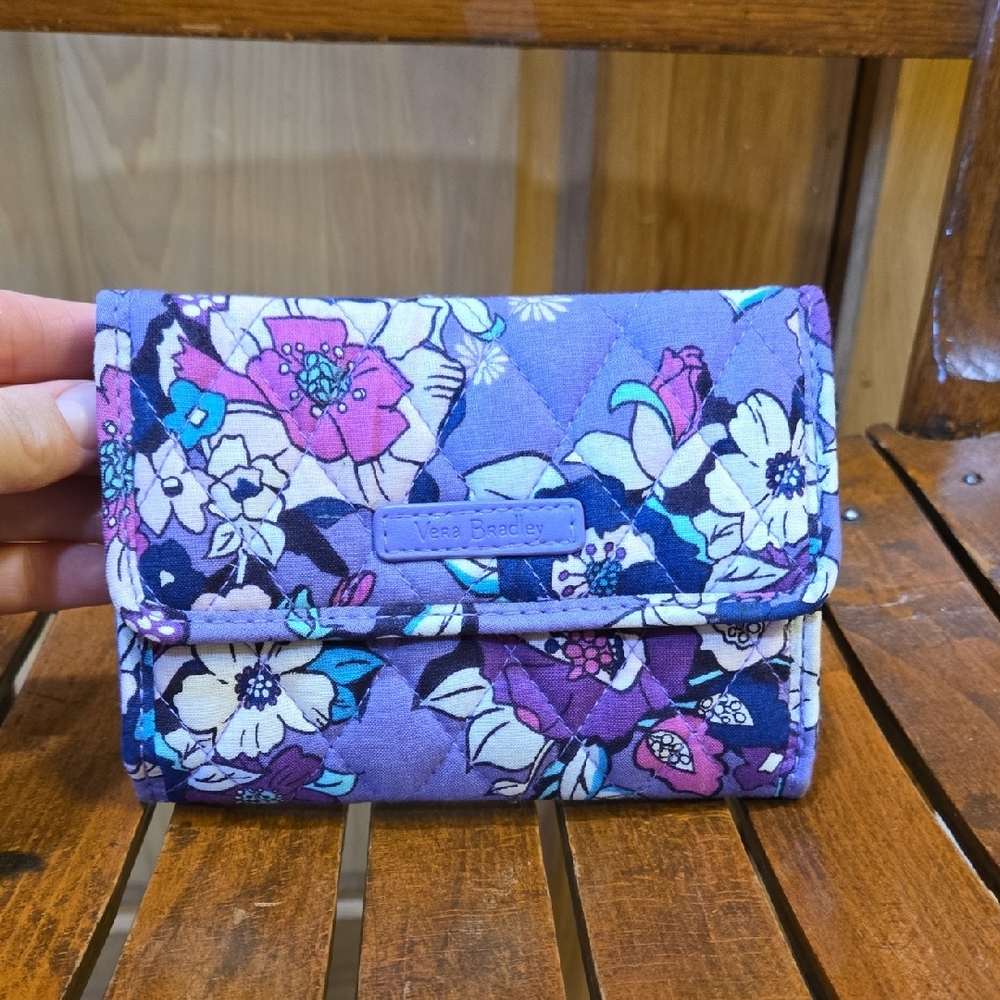 Vera Bradley Enchanted Garden Euro Wallet